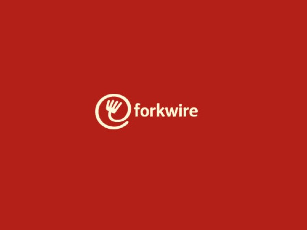 Smart Logos with Hidden Symbolism ForkwireLogo