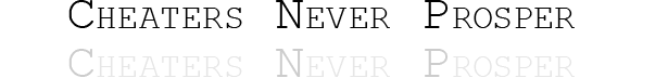 Tips for Creating Big Stature With Small Caps monospaced fonts do not make for good small caps