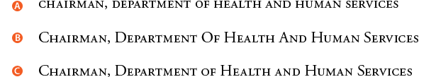 Tips for Creating Big Stature With Small Caps variations on certain capitalized words