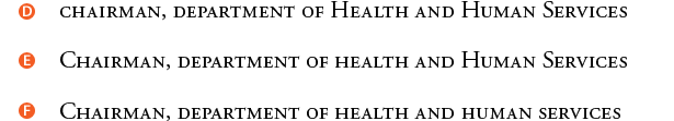 Tips for Creating Big Stature With Small Caps more variations on certain capitalized words