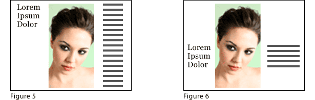 Using Landmarks Makes Page Layout Easy examples of layout, before and after
