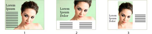Using Landmarks Makes Page Layout Easy comparing three layouts