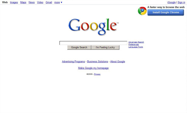 Awesome Recent Website Redesigns google old