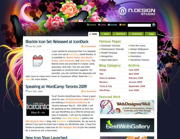 Awesome Recent Website Redesigns ndesignstudio old