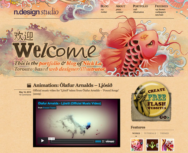 Awesome Recent Website Redesigns ndesignstudio new