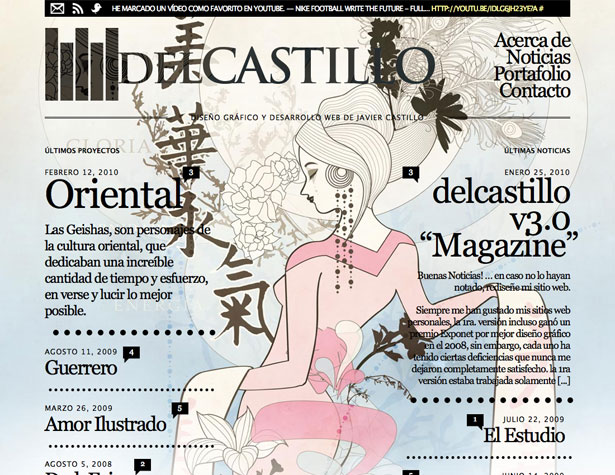 Awesome Recent Website Redesigns delcastillo new