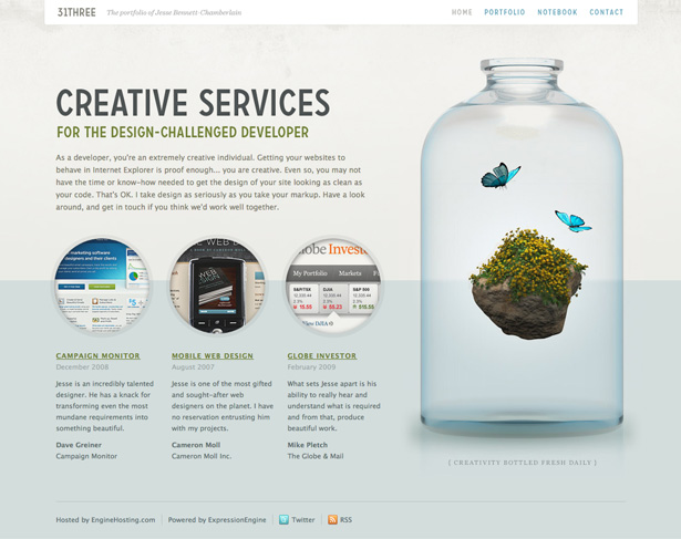 Awesome Recent Website Redesigns 31three new