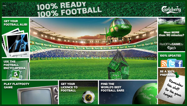 The Best Website Designs of the 2010 World Cup 100% Football