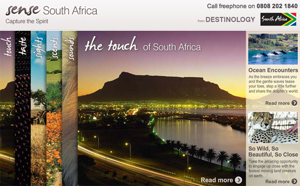 The Best Website Designs of the 2010 World Cup Sense South Africa