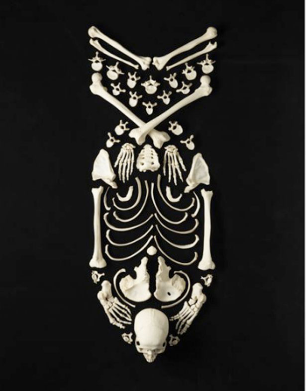 The Creepy Art of Human Bones Bomb