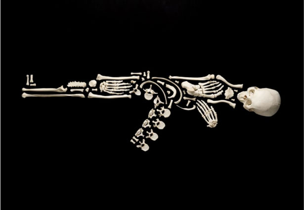 The Creepy Art of Human Bones '