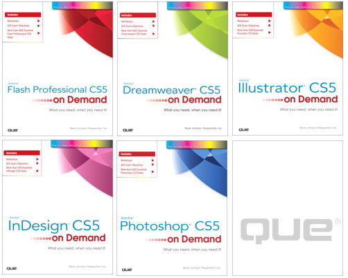 Que Publishing: Adobe CS5 Books Giveaway que
