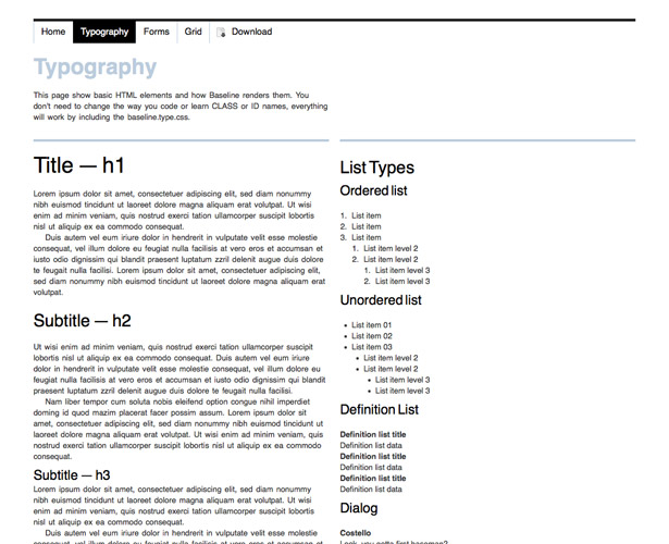 30 of the Best Web Typography Resources Online baseline