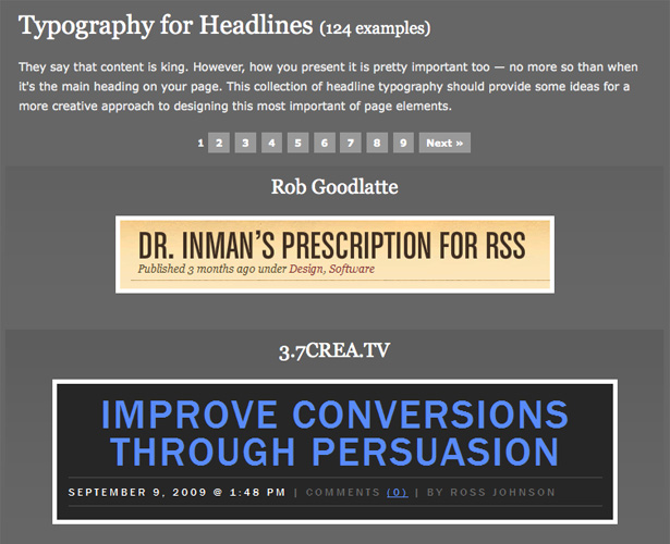 30 of the Best Web Typography Resources Online headlines