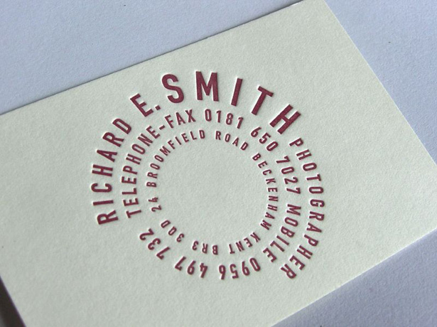 How to Design Your Business Card richardesmith