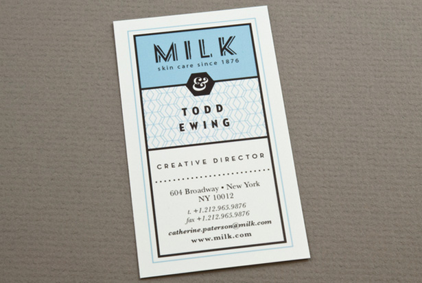 How to Design Your Business Card milk