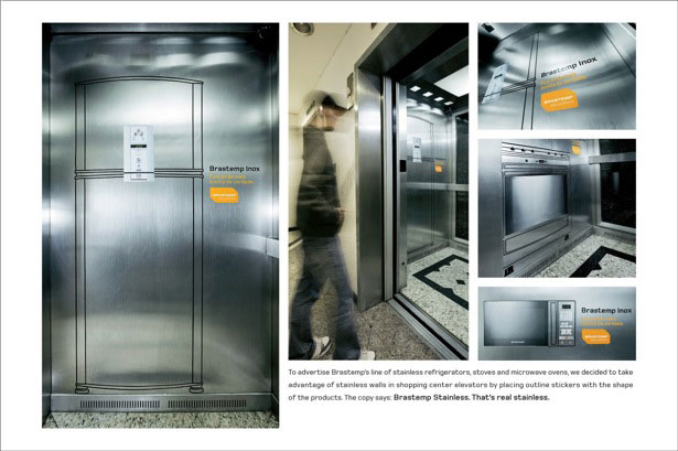 Creative Uses of Stickers in Advertising brastemp
