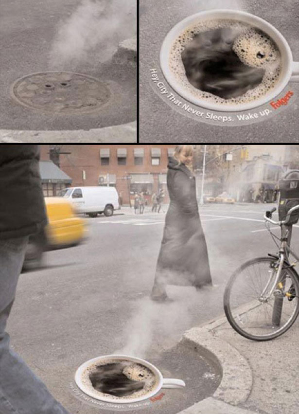 Creative Uses of Stickers in Advertising Coffee
