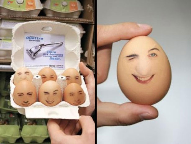 Creative Uses of Stickers in Advertising Egg