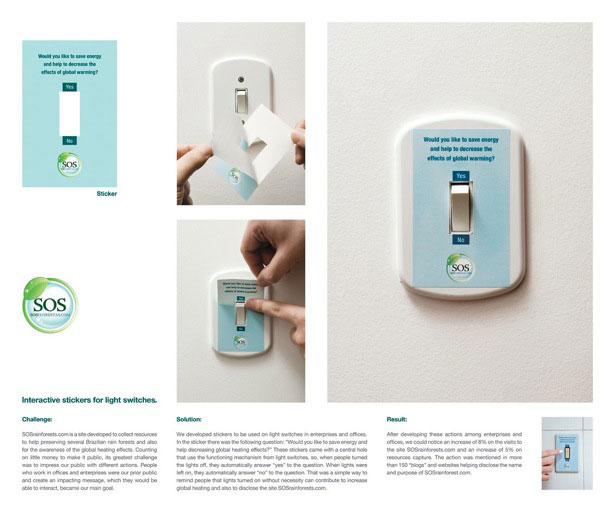 Creative Uses of Stickers in Advertising SOS