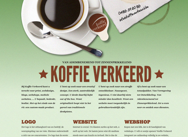 Web Design Trends for 2010 koffieverkeerd