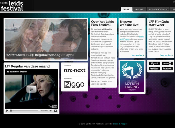 Web Design Trends for 2010 leidsfilmfestival