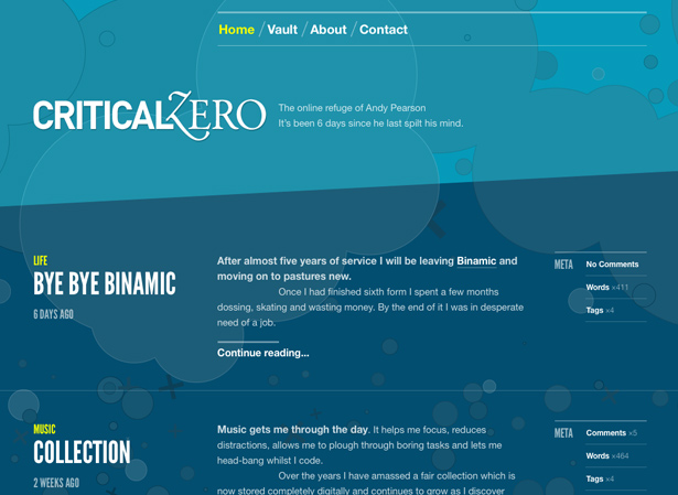 Web Design Trends for 2010 criticalzero
