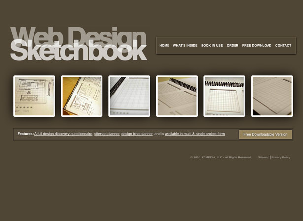 Web Design Trends for 2010 webdesign sketchbook