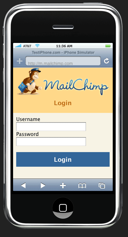 Web Design Trends for 2010 mailchimp