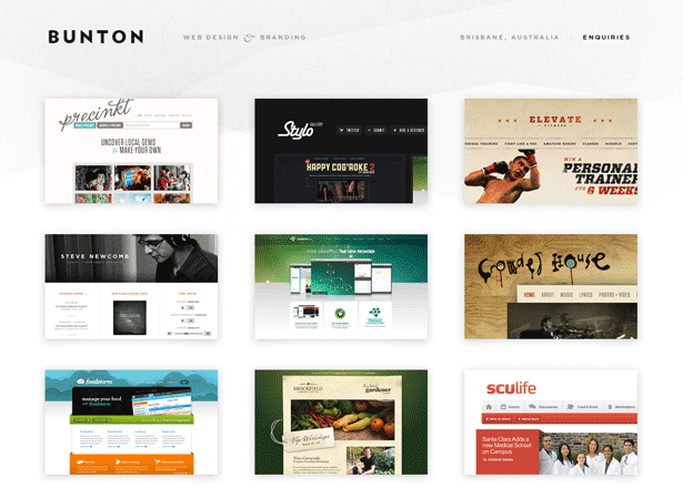 Web Design Trends for 2010 bunton.com