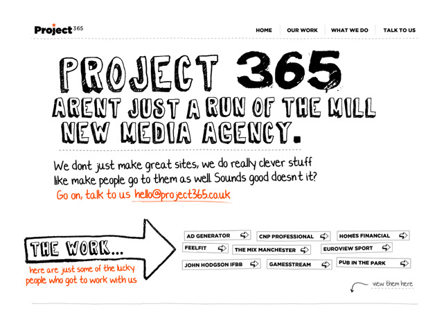 Web Design Trends for 2010 project365