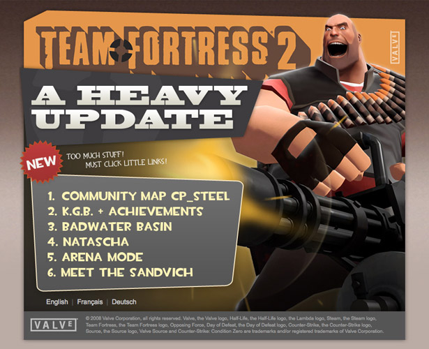 Showcase of Blogs with Unique Post Designs teamfortressheavy