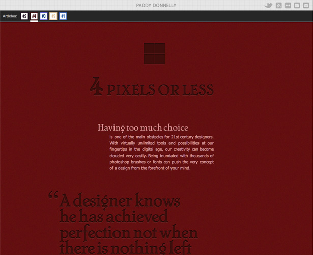 Showcase of Blogs with Unique Post Designs