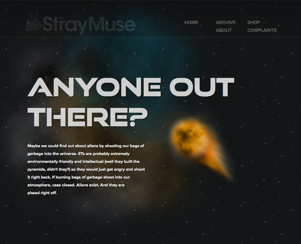 Showcase of Blogs with Unique Post Designs straymuseanyoneoutthere