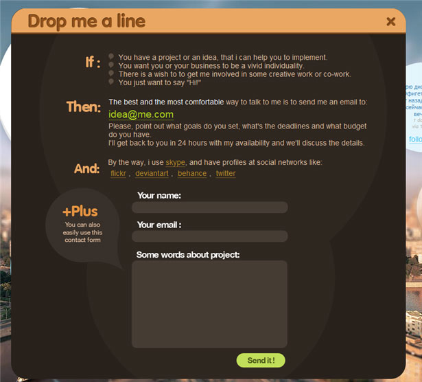 Beautiful Contact Forms for your Inspiration