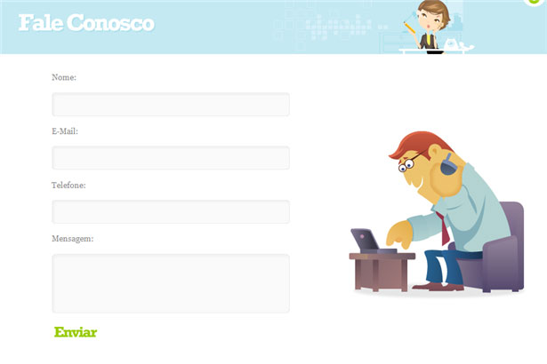 Beautiful Contact Forms for your Inspiration condare