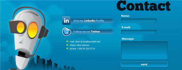 Beautiful Contact Forms for your Inspiration creativeswitch 1