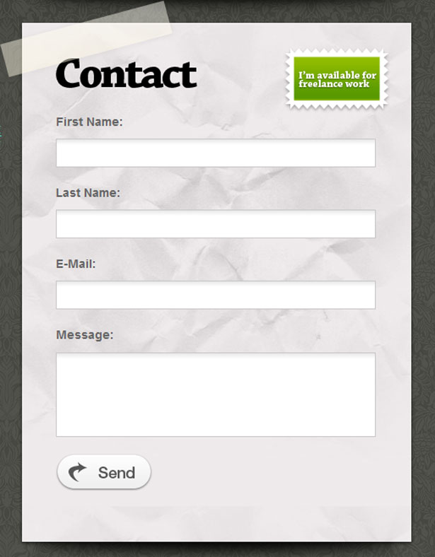 Beautiful Contact Forms for your Inspiration