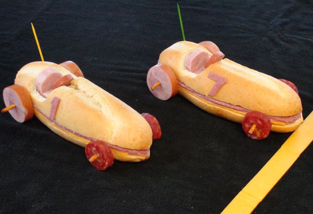Delicious Examples of Sandwich Art Racecar