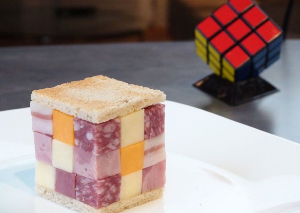 Delicious Examples of Sandwich Art RubiksCube