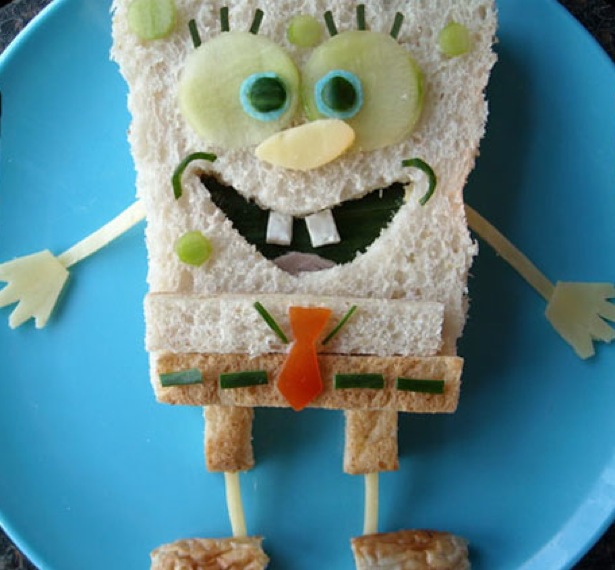 Delicious Examples of Sandwich Art Spongebob