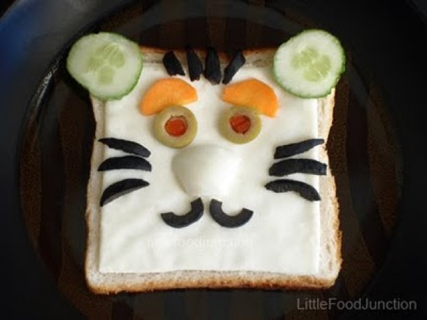 Delicious Examples of Sandwich Art Tiger