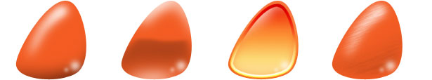Creating and Applying Natural Textures example of shiny surfaces