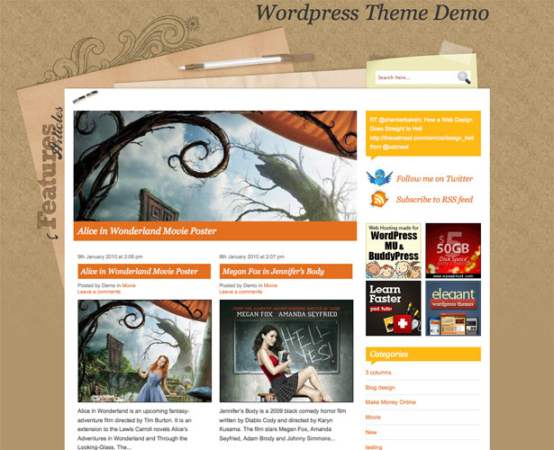 60+ Awesome New WordPress Themes foodiary