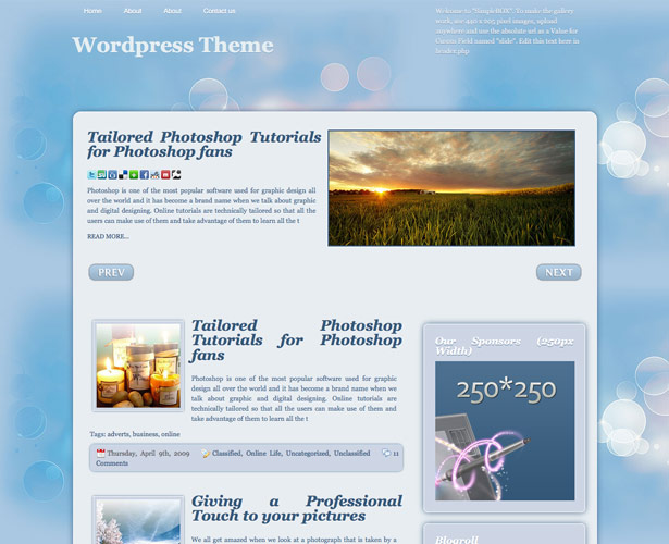 60+ Awesome New WordPress Themes