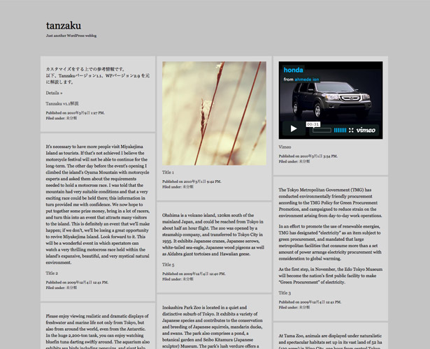 60+ Awesome New WordPress Themes tanzaku