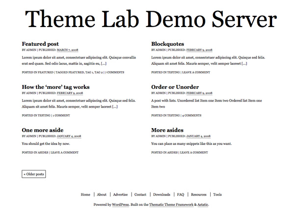 60+ Awesome New WordPress Themes astatic