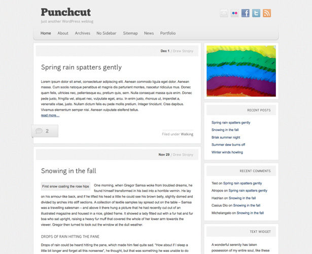 60+ Awesome New WordPress Themes punchcut