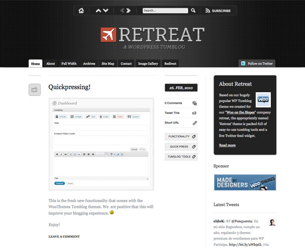 60+ Awesome New WordPress Themes retreat