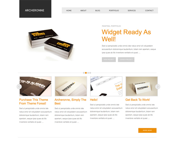 60+ Awesome New WordPress Themes archeronne